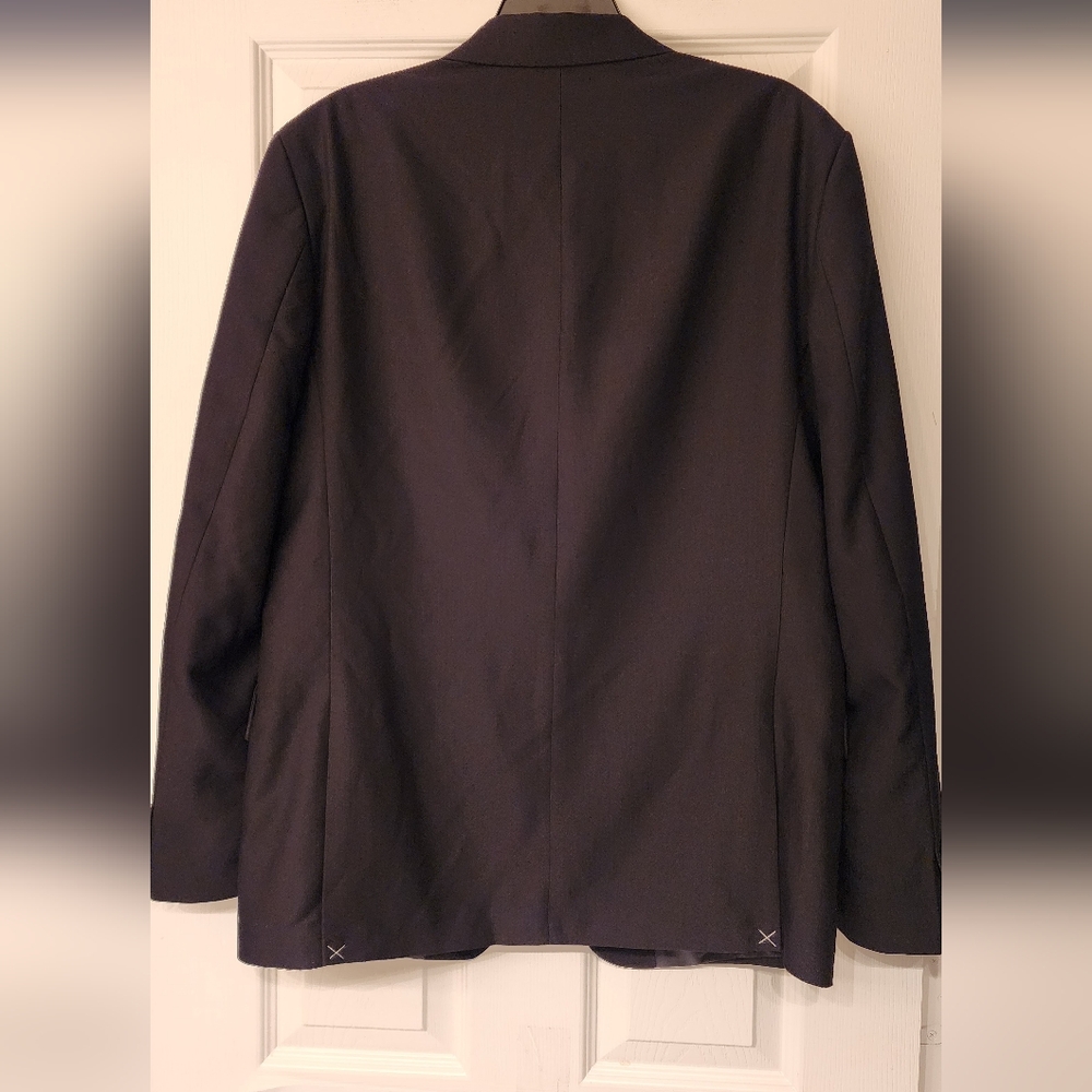 VAN Heusen Men's Sport Coat in black size 42R - Picture 4 of 12